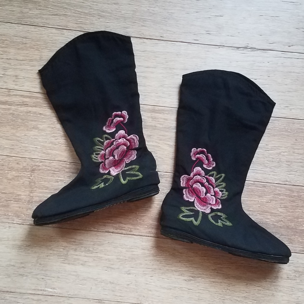 Embroidered Boots - image 1